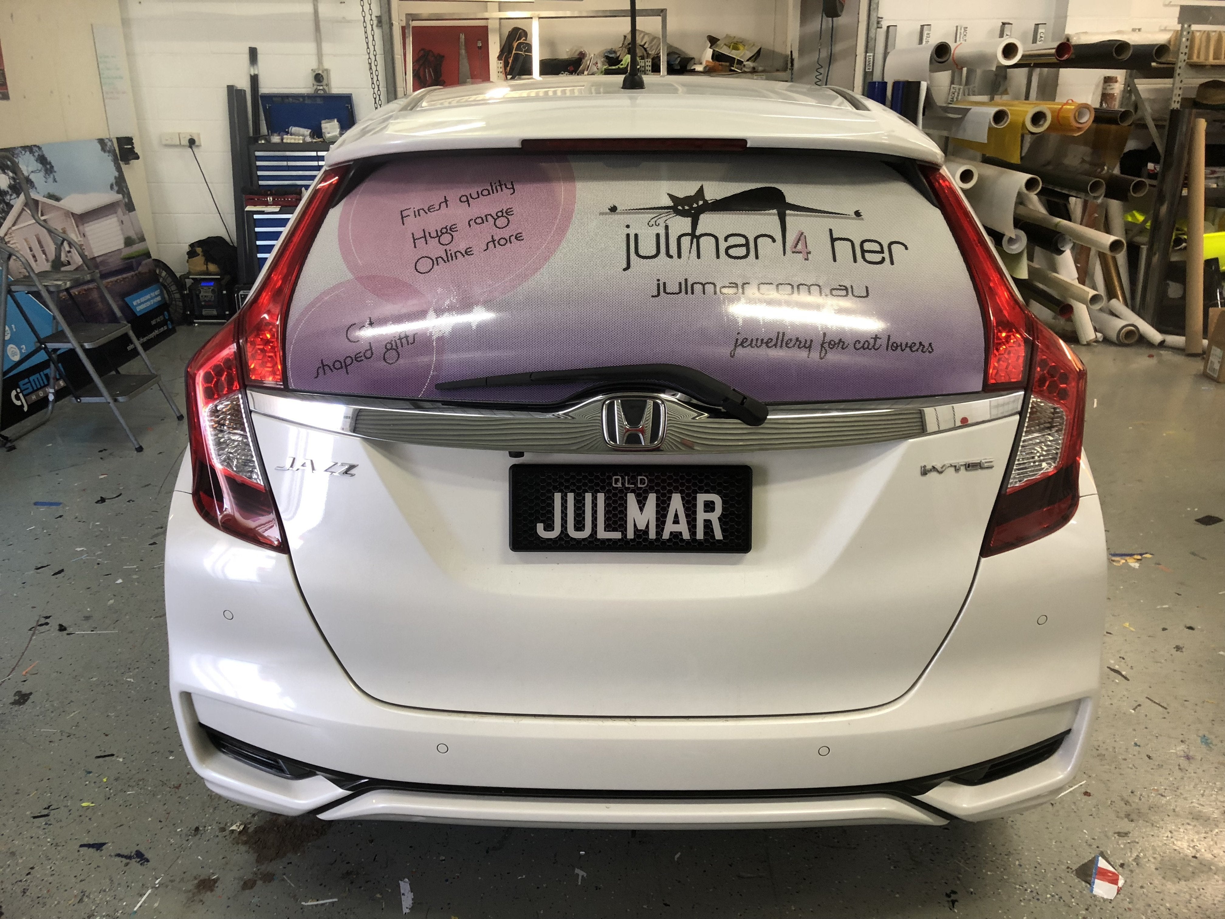 Rear View One Way Vision