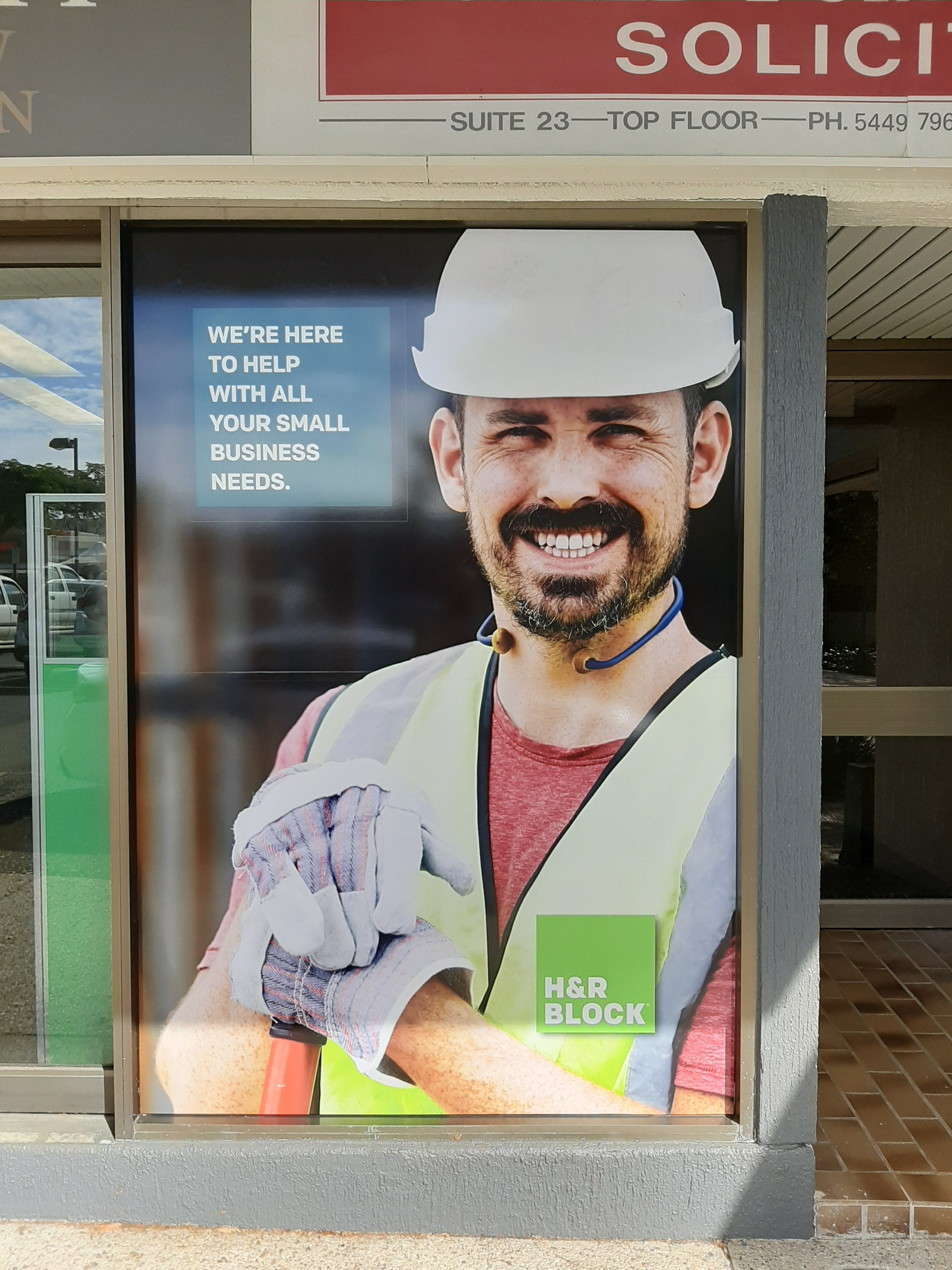 Window Graphics for H&R Block