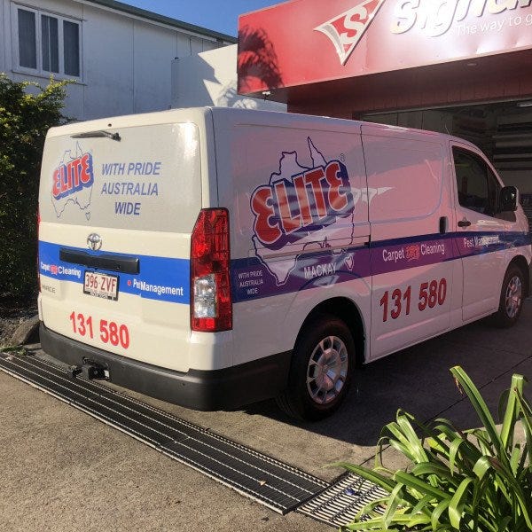 Elite Pest Control Van Graphics