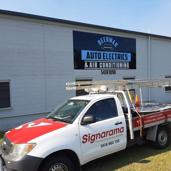 Beerwah Auto Electrics Shed Signage