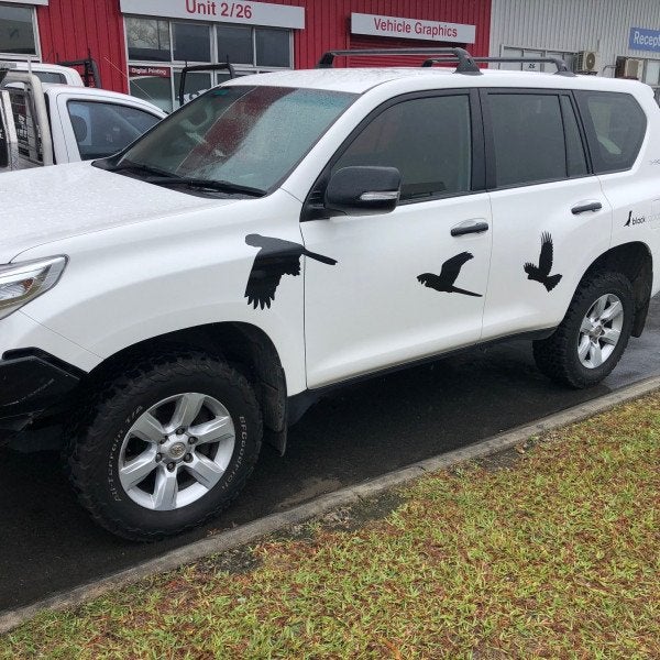 Black Cockatoo Retreat Vehicle Decals