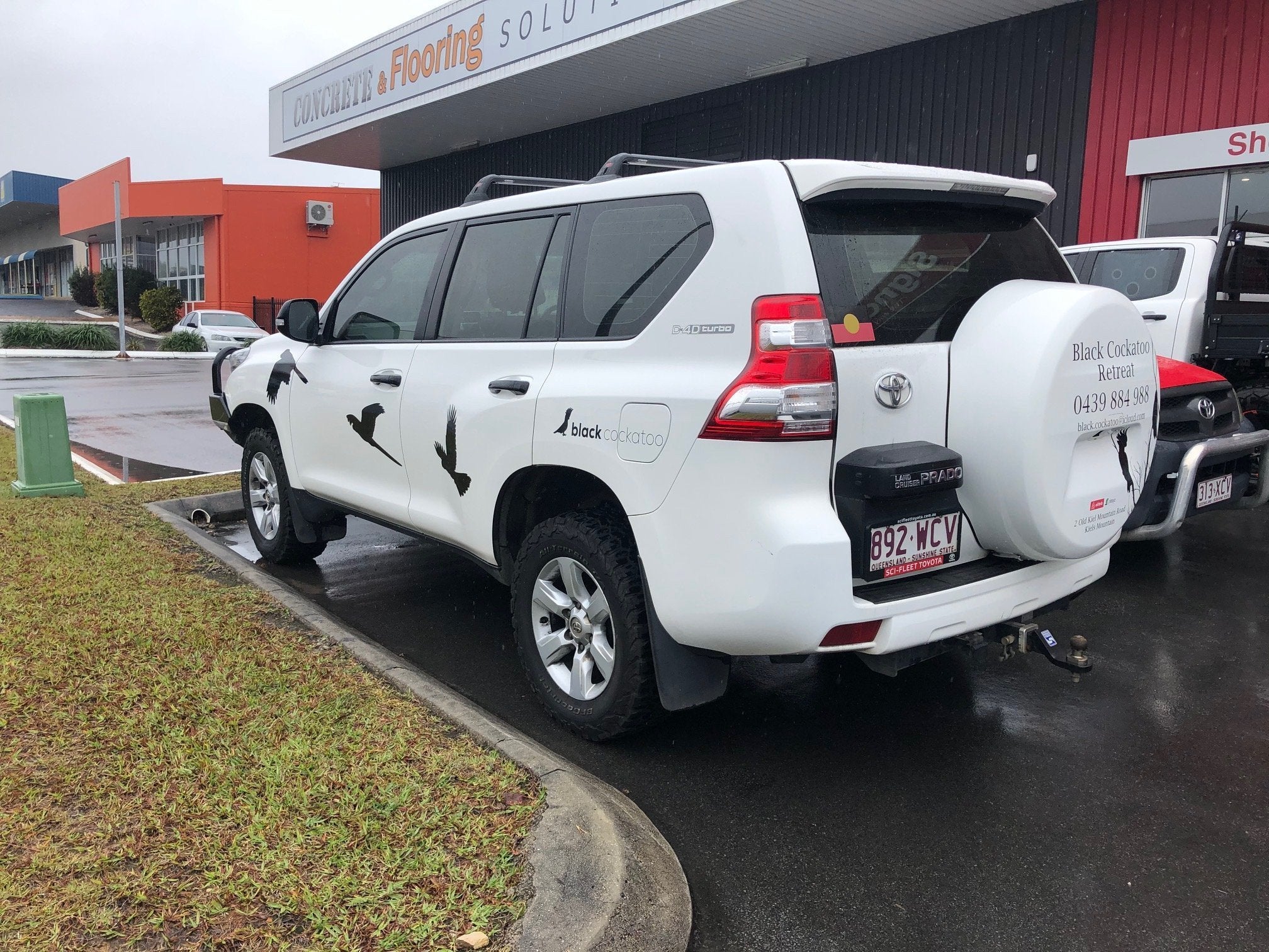 Black Cockatoo Retreat Vehicle Decals