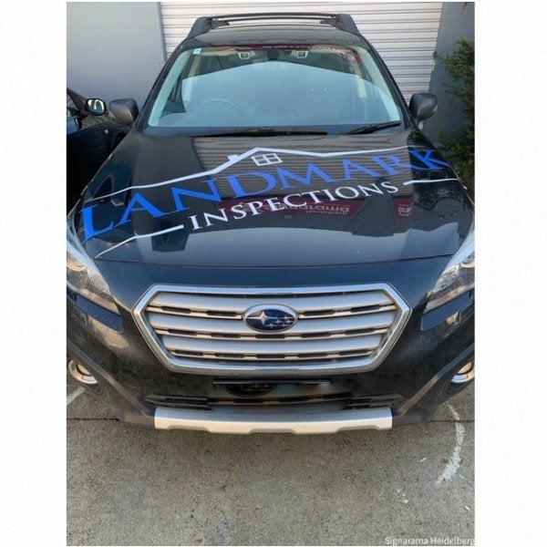 Vehicle Lettering & Partial Wrap - Landmark Inspections