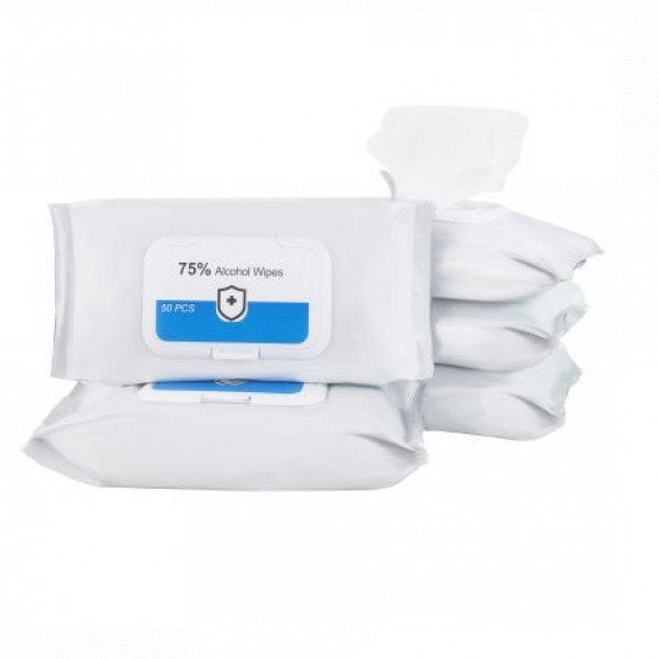 Custom 75% Alcohol Wet Wipes - 50PC Pack