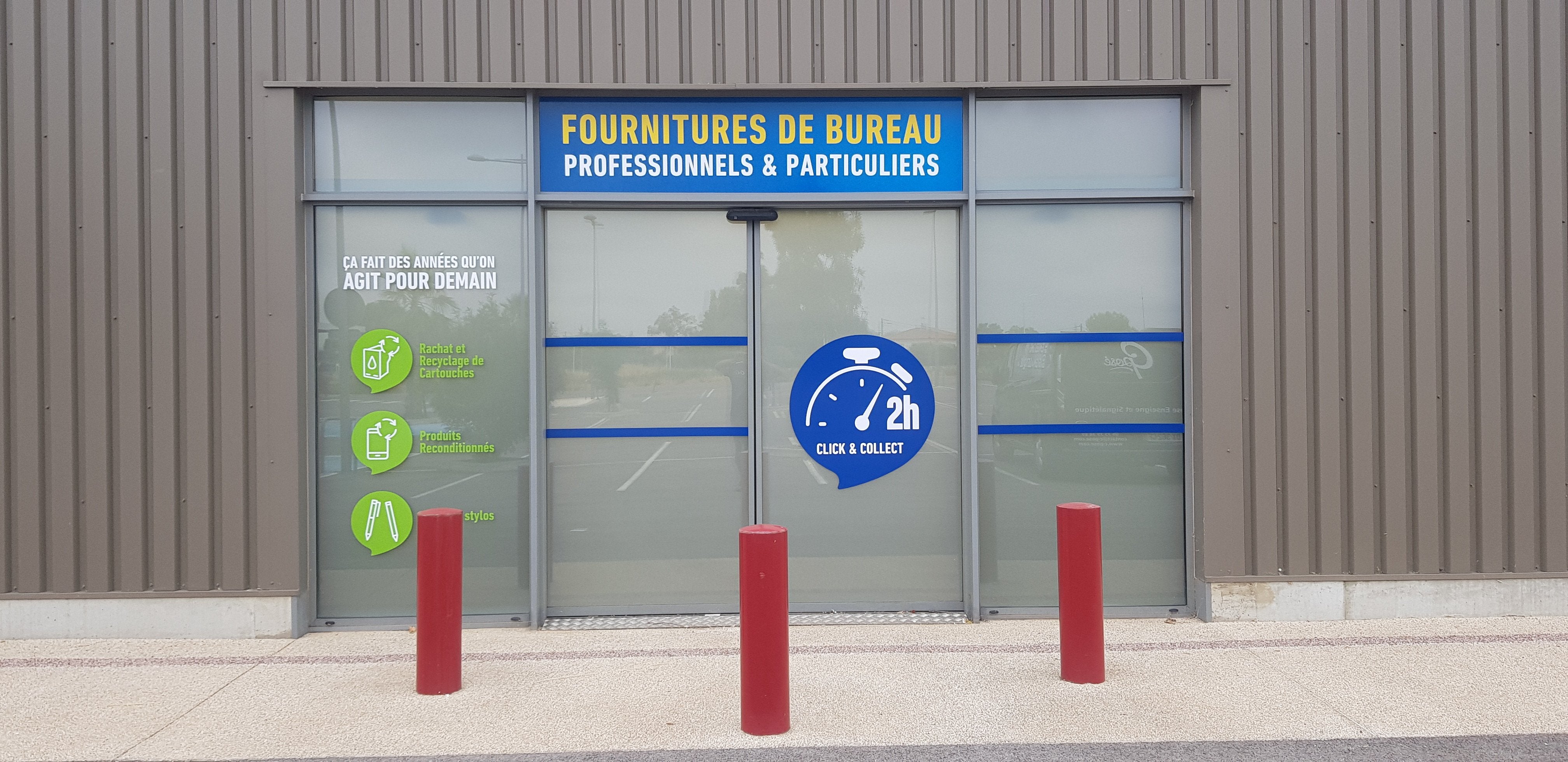 SIGNALETIQUE BUREAU VALLEE