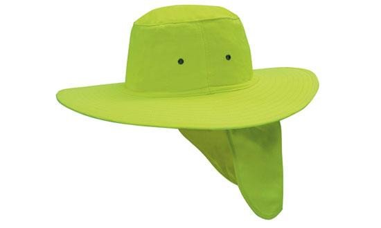 Canvas Sun Hat With Flap