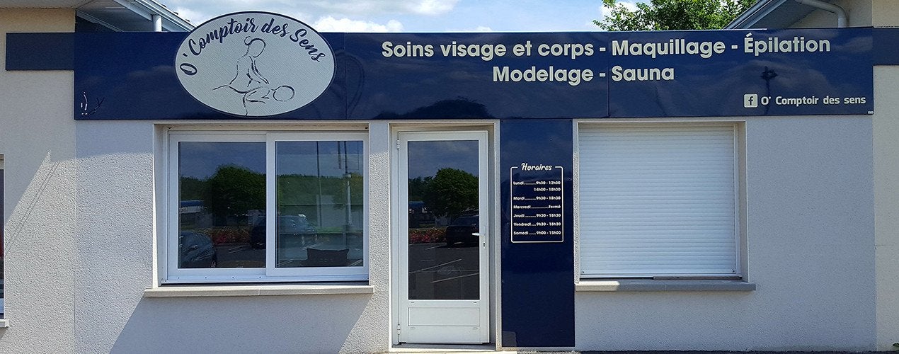 Enseigne tôle laquée