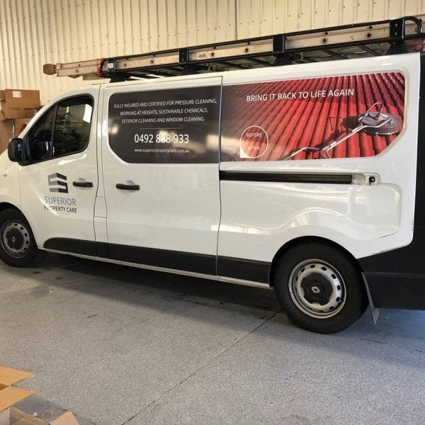 Superior Property Care Van Signage