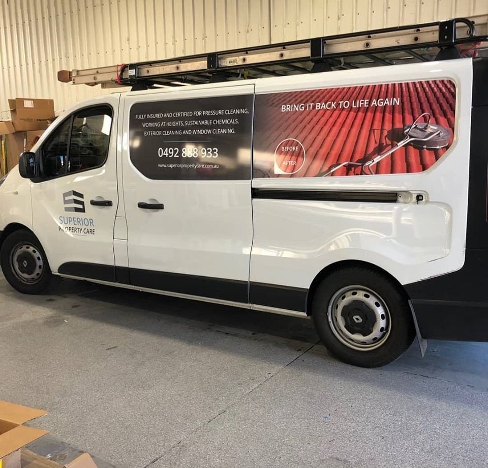 Superior Property Care Van Signage