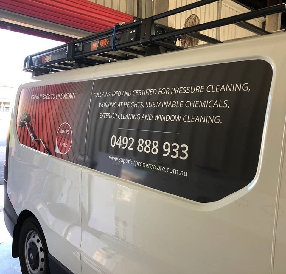 Superior Property Care Van Signage