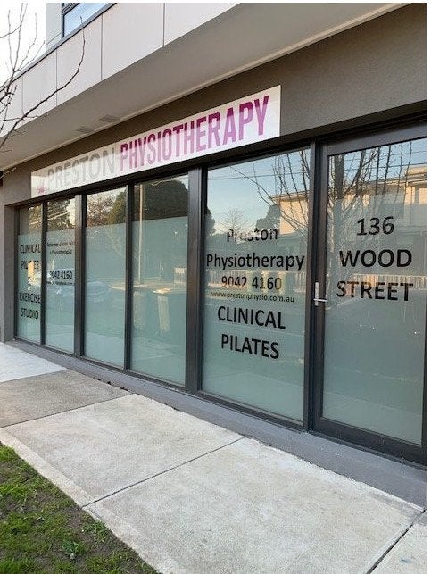 Fascia Signs & Window Lettering - Preston Physiotherapy
