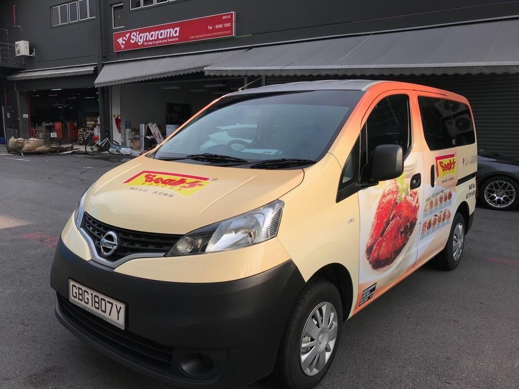 Van wrap for Seah's Spices by Signarama East Coast