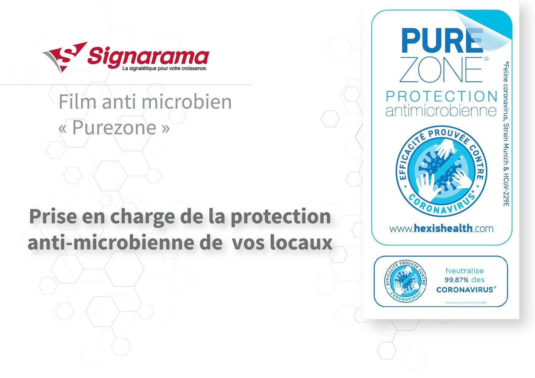 Films anti microbien pure zone
