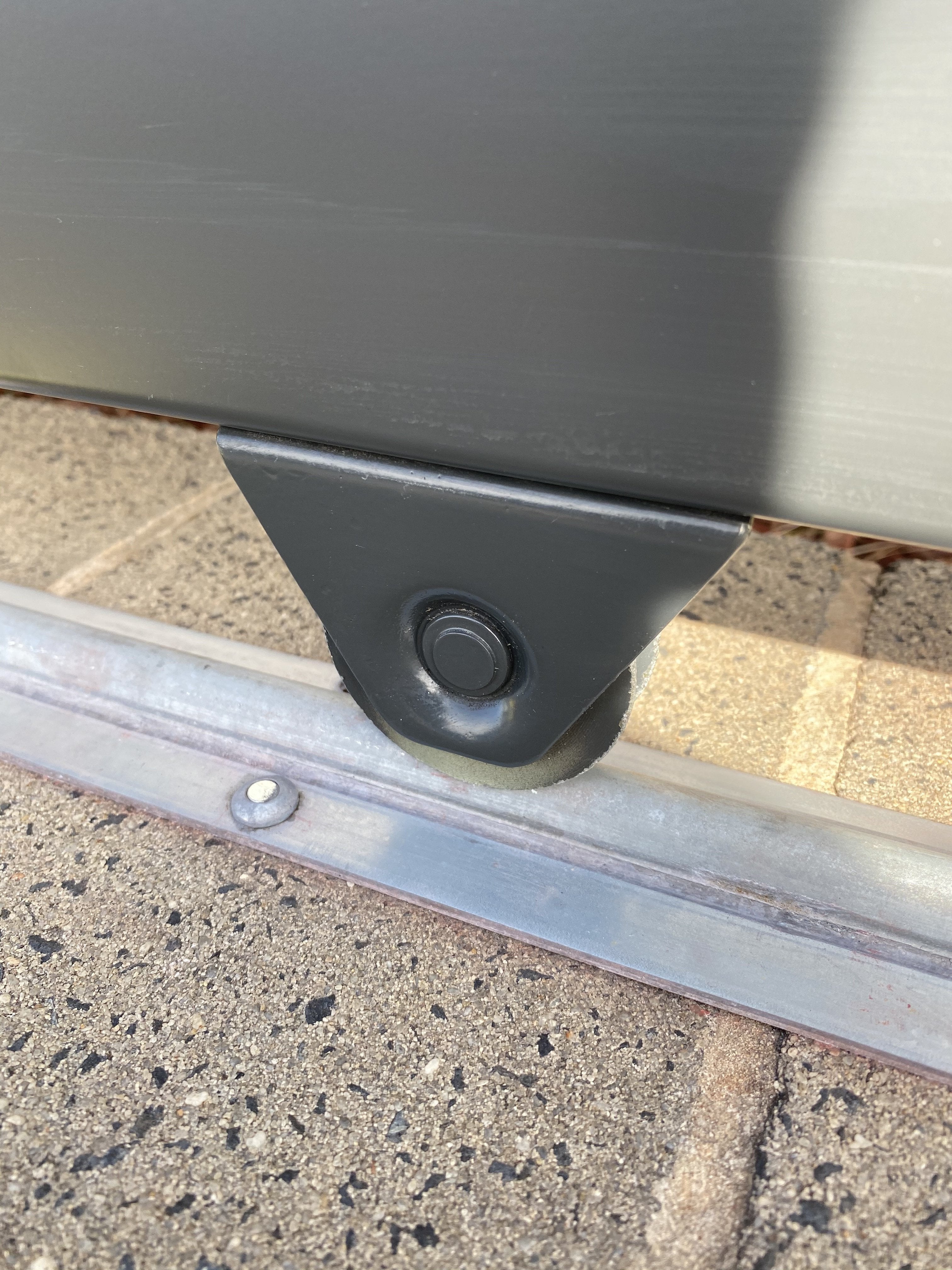 Aluminium Solid Sheet Sliding Gate Online Fence Supplies