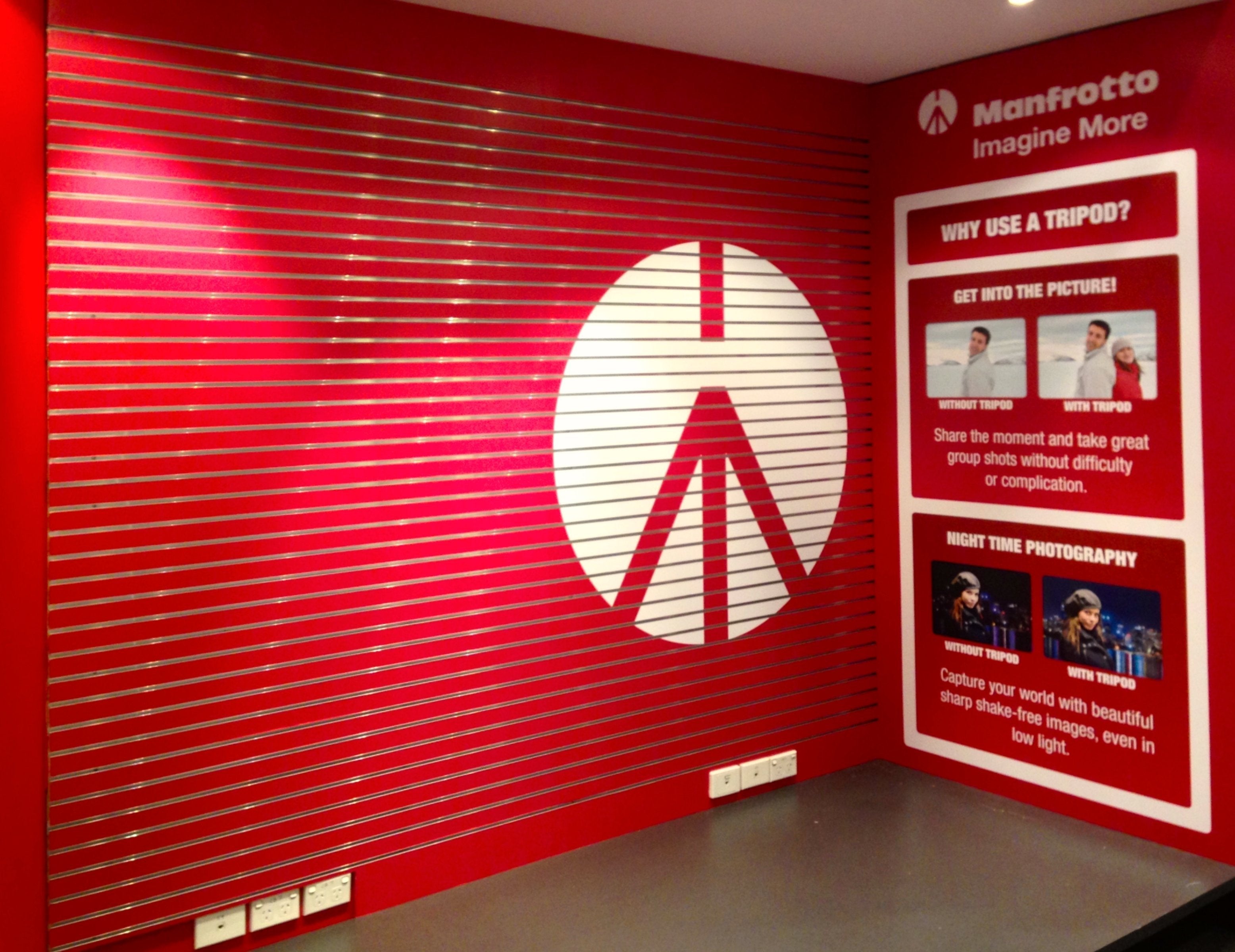 Manfrotto-Digital print signage - Signarama Sydney CBD South