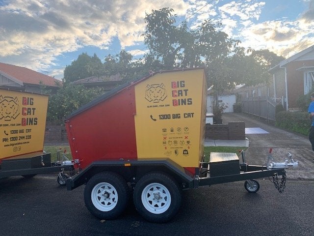 Trailer Wrapping - Big Cat Bins - Signarama Burwood