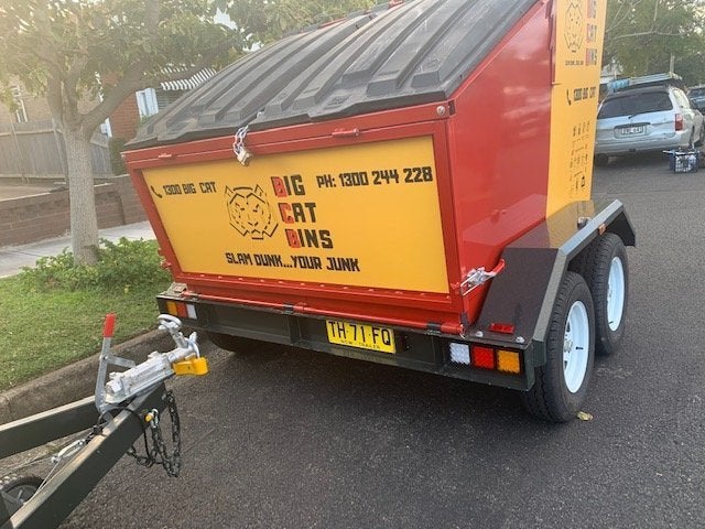Trailer Wrapping - Big Cat Bins - Signarama Burwood