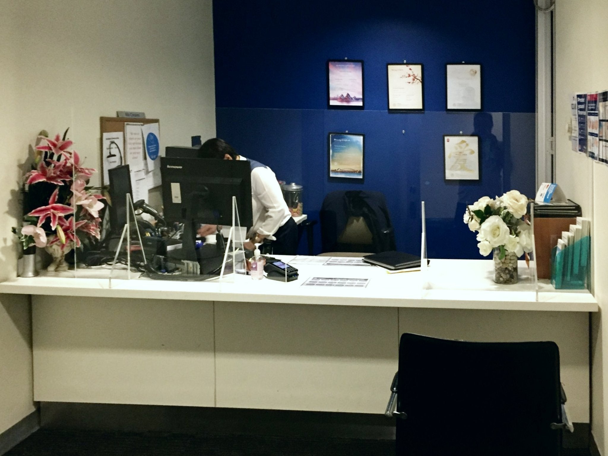 Births, Deaths, and Marriages Acrylic screen 2 - Signarama Sydney CBD South