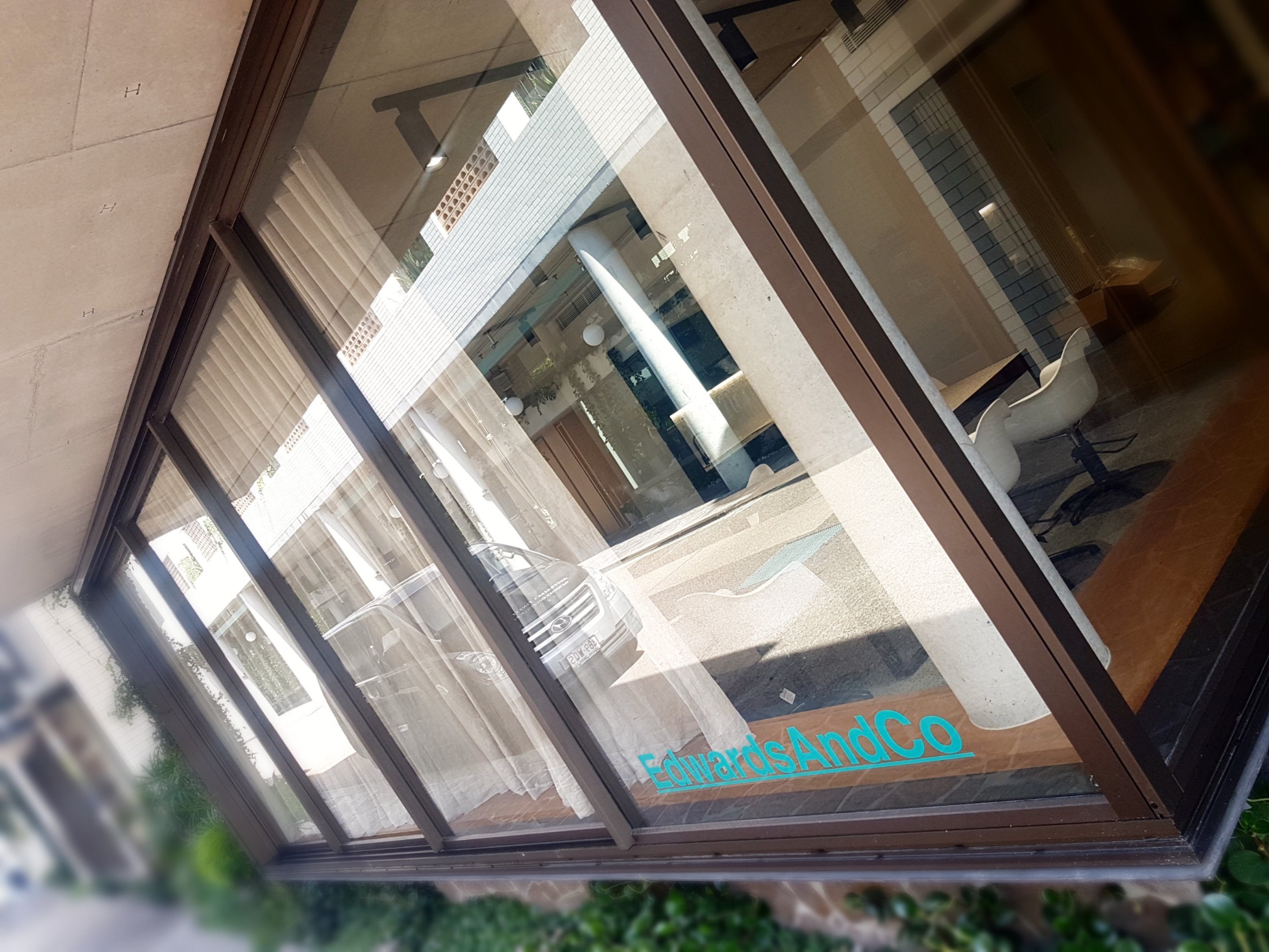 Edwards and Co Vinyl Lettering - Signarama Sydney CBD South