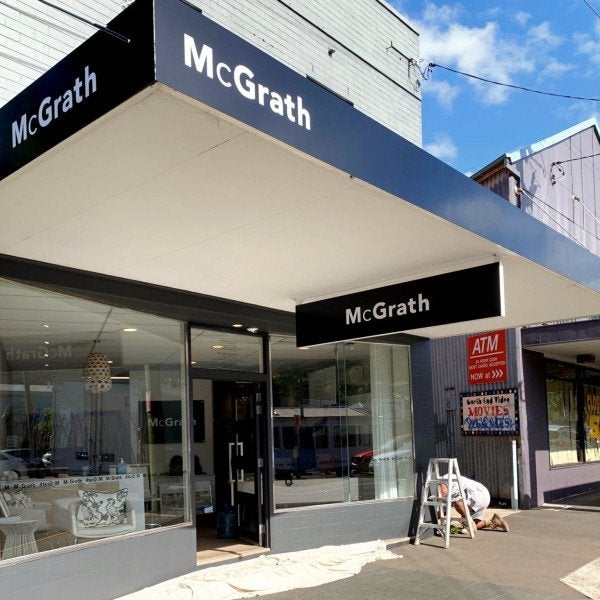 Mcgrath Shop front Signage - Signarama Sydney CBD South