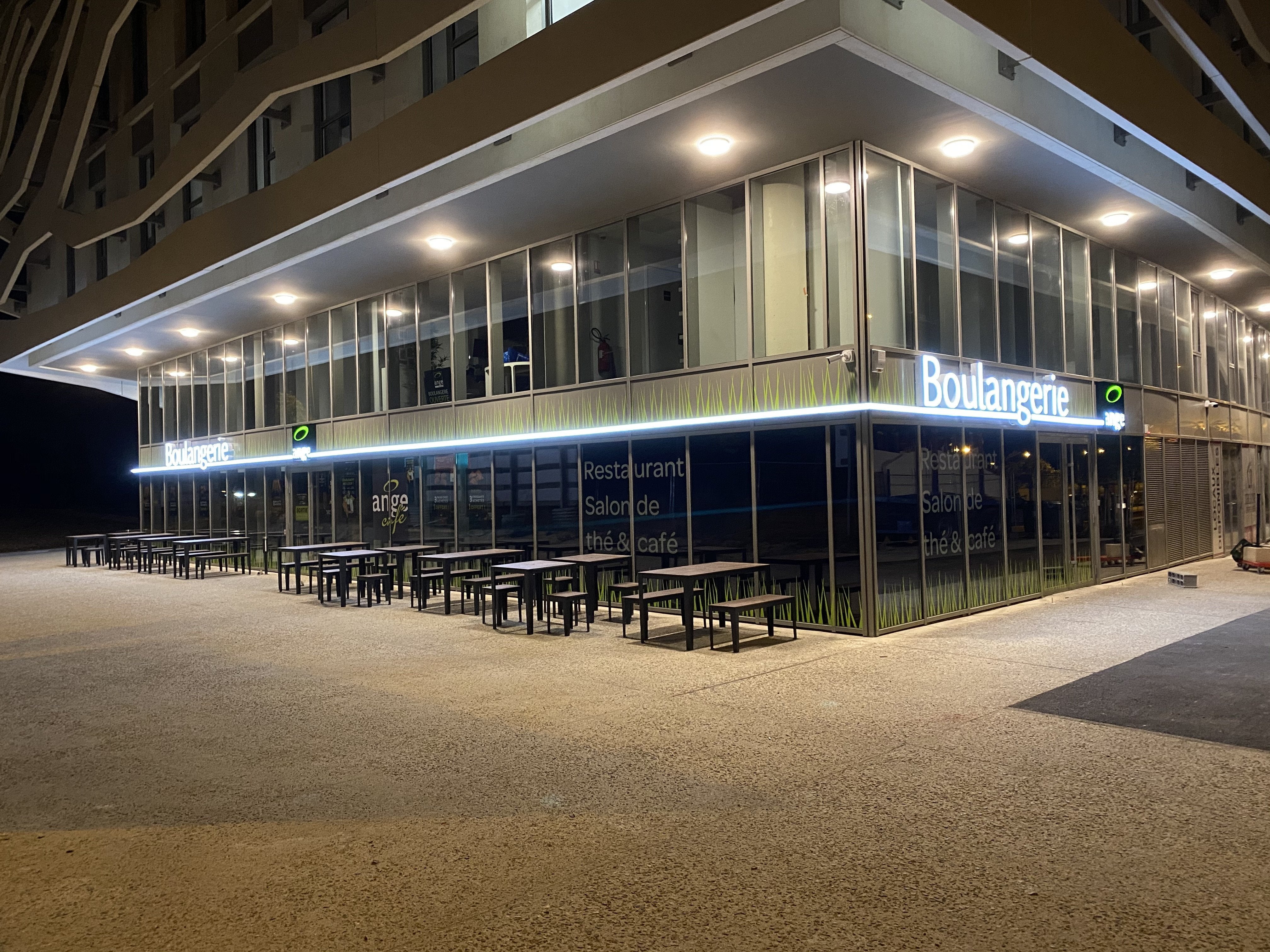 Enseigne Lumineuse Boulangerie Ange