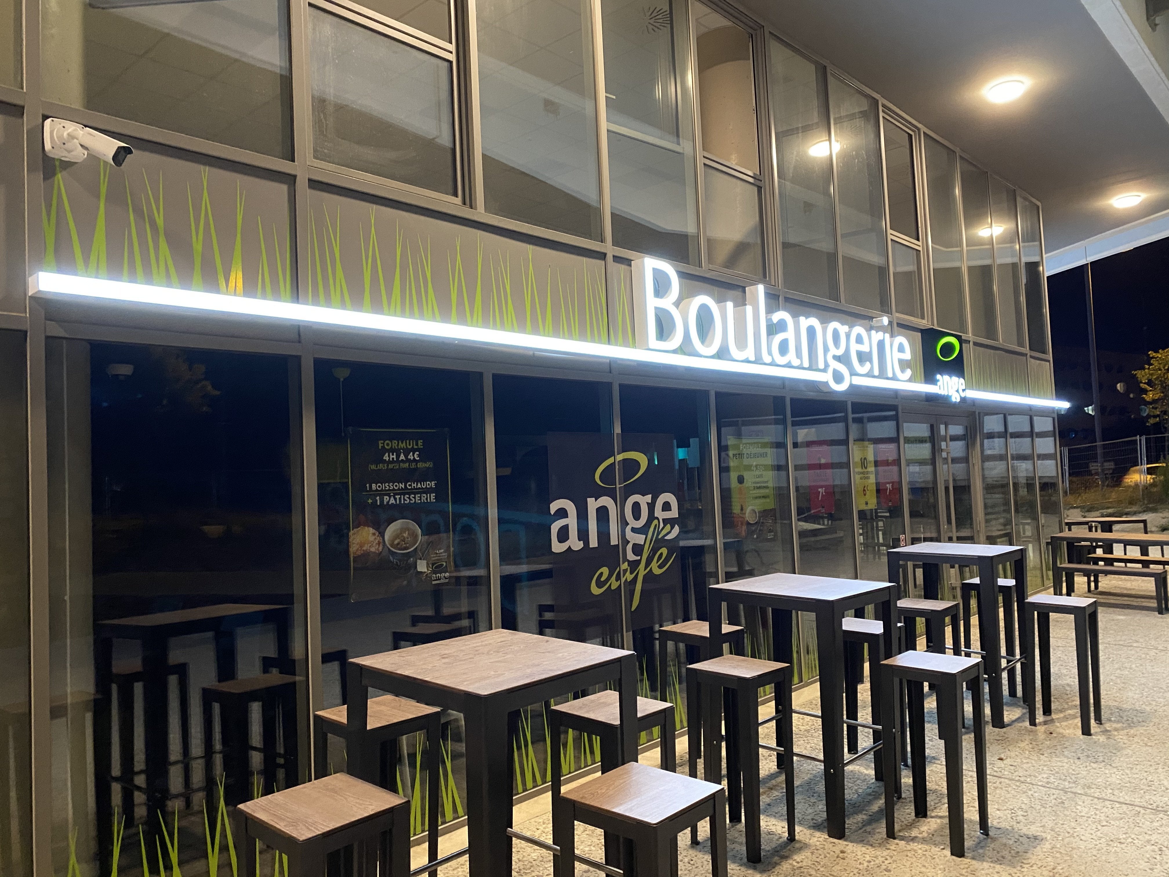 Enseigne Lumineuse Boulangerie Ange