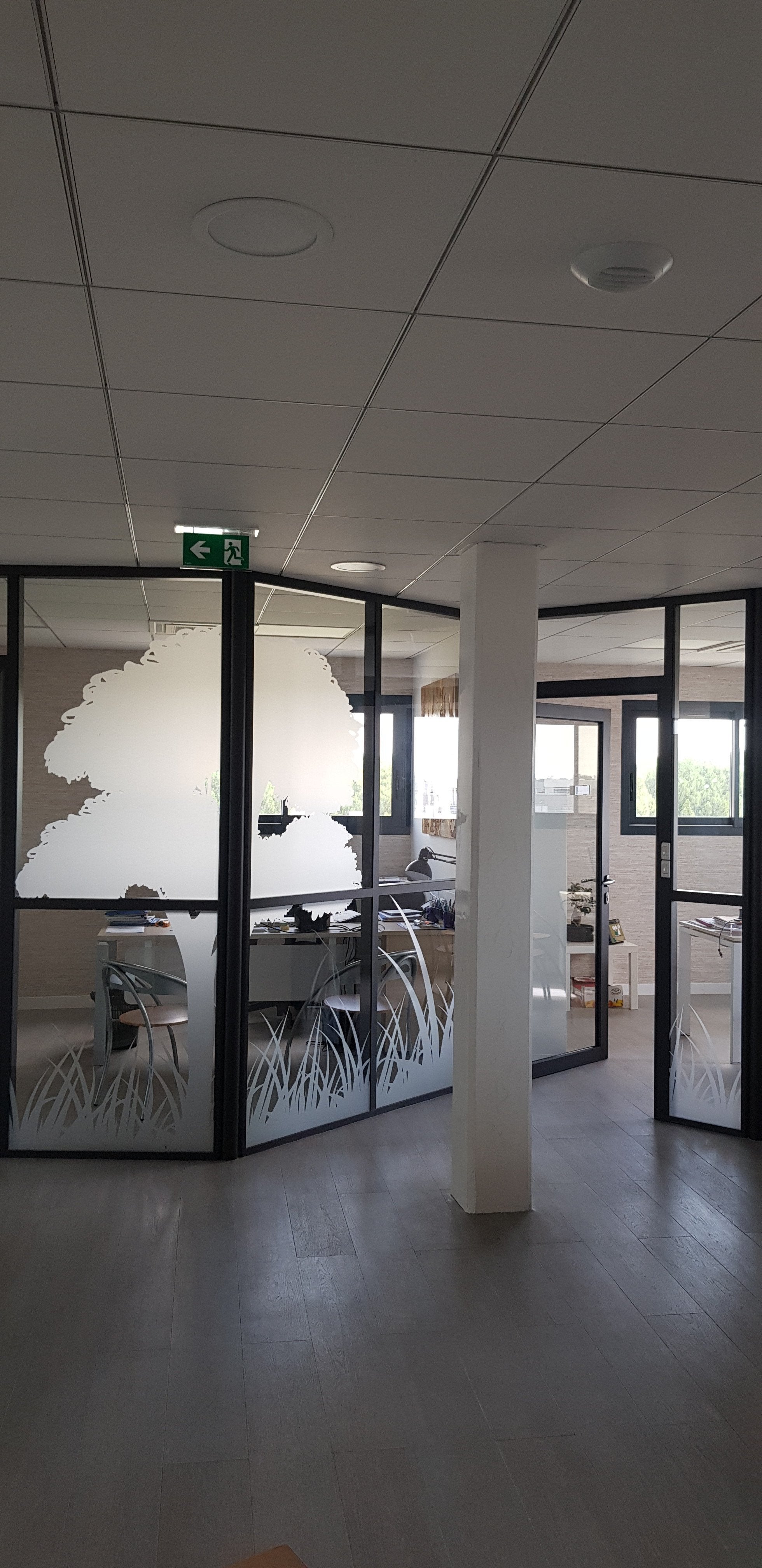 DECORATION BUREAUX ET VITRES