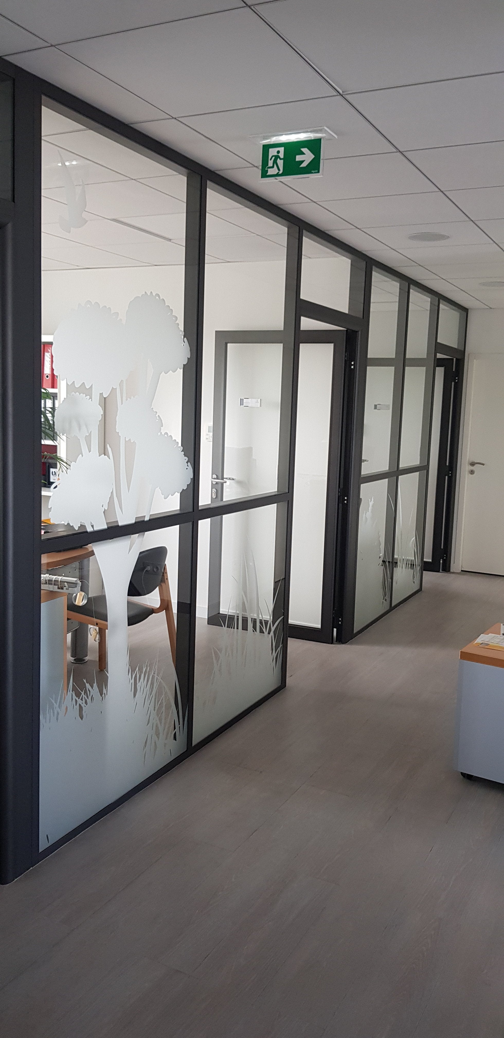 DECORATION BUREAUX ET VITRES