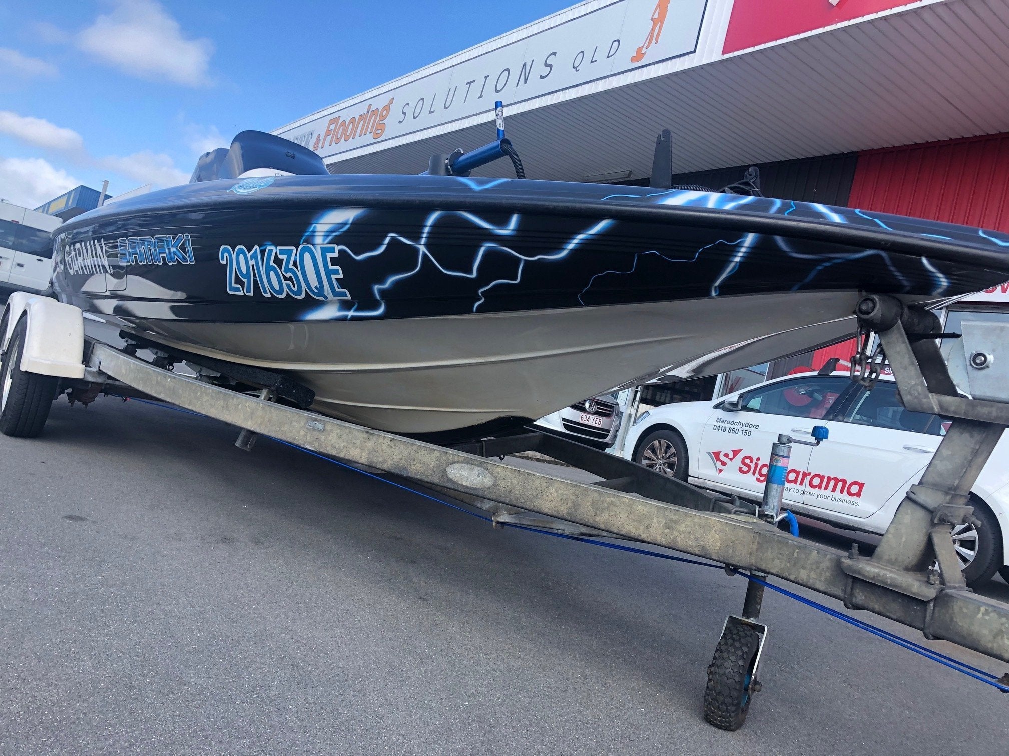 New Boat Wrap for Sunshine Coast Marine Electrical Doctor