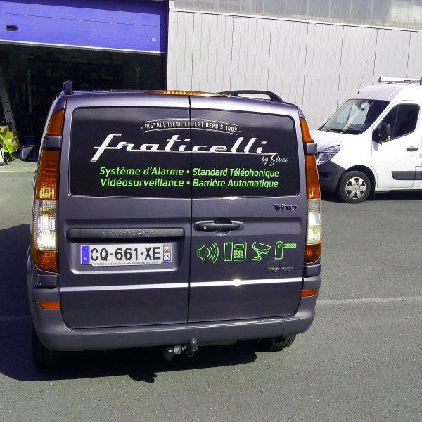 Mercedes Vito, covering, marquage auto