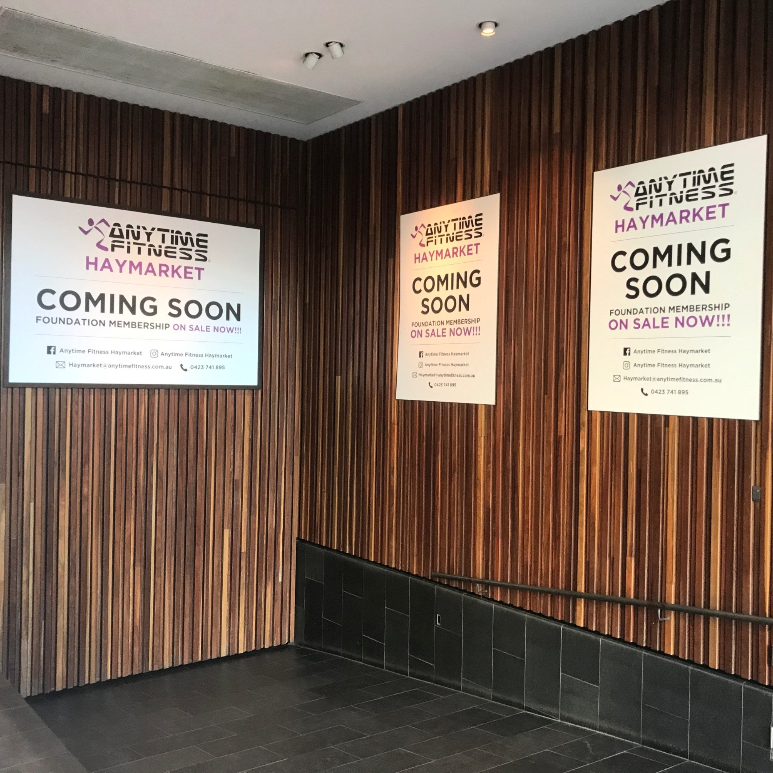 Anytime Fitness Haymarket Digital Prints - Signarama Sydney CBD South