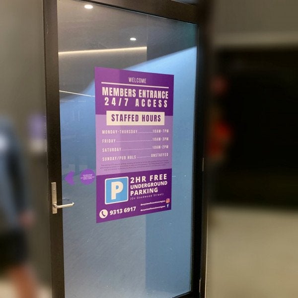 Anytime Fitness Kensington Digital print - Signarama Sydney CBD South
