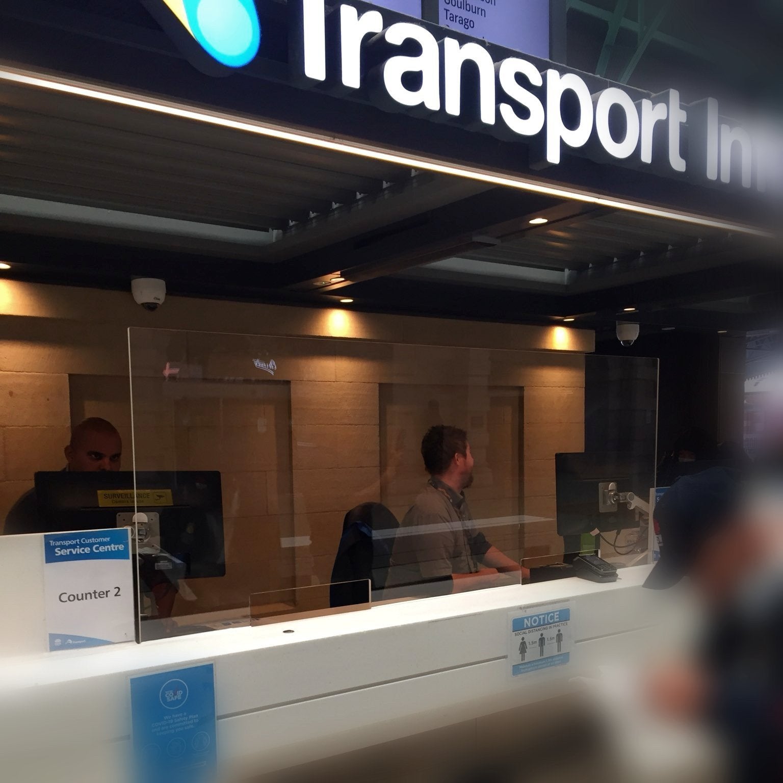 NSW transport Acrylic Screen - Signarama Sydney CBD South