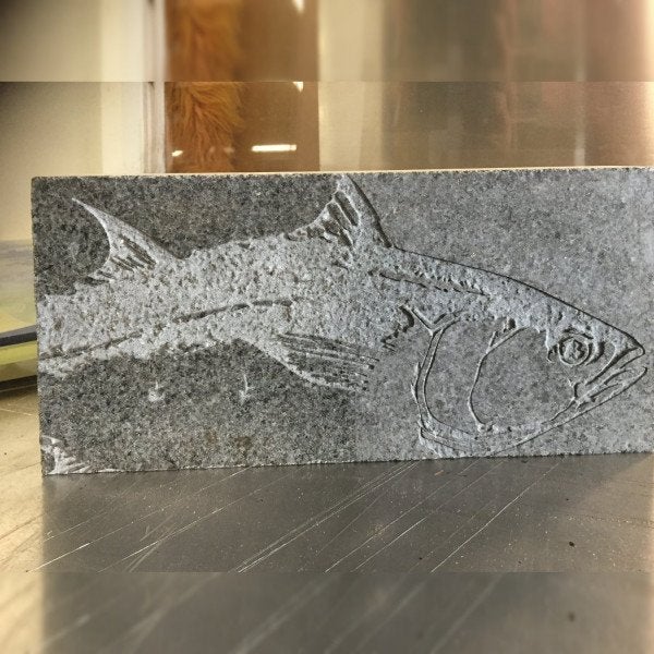 Darling Harbour etched stone - Signarama Sydney CBD South