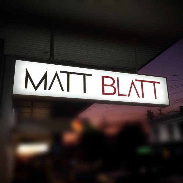 Matt Blatt lightbox acrylic with vinyl - Signarama Sydney CBD South
