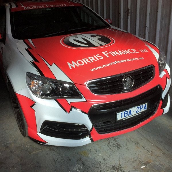Morris Finance vehicle wrap digital print - Signarama Sydney CBD South