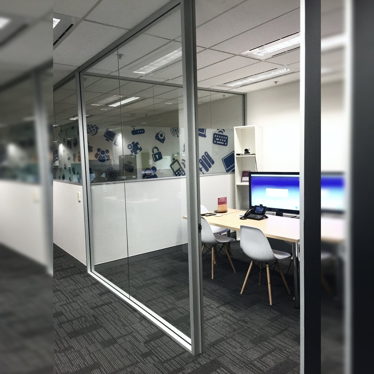 Office frost digital print onto frost - Signarama Sydney CBD South