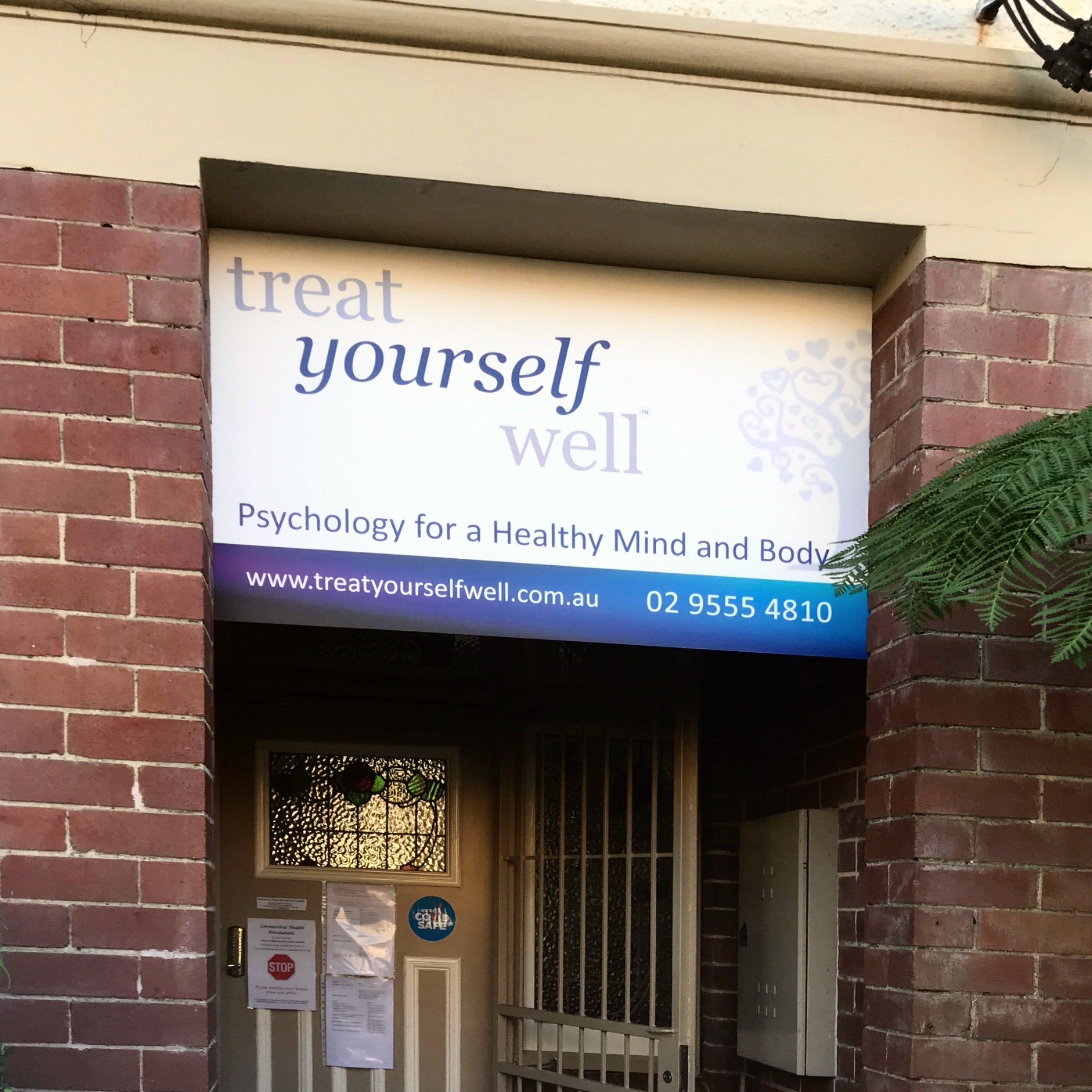 Treat Yourself Well digital print onto ACP - Signarama Sydney CBD South