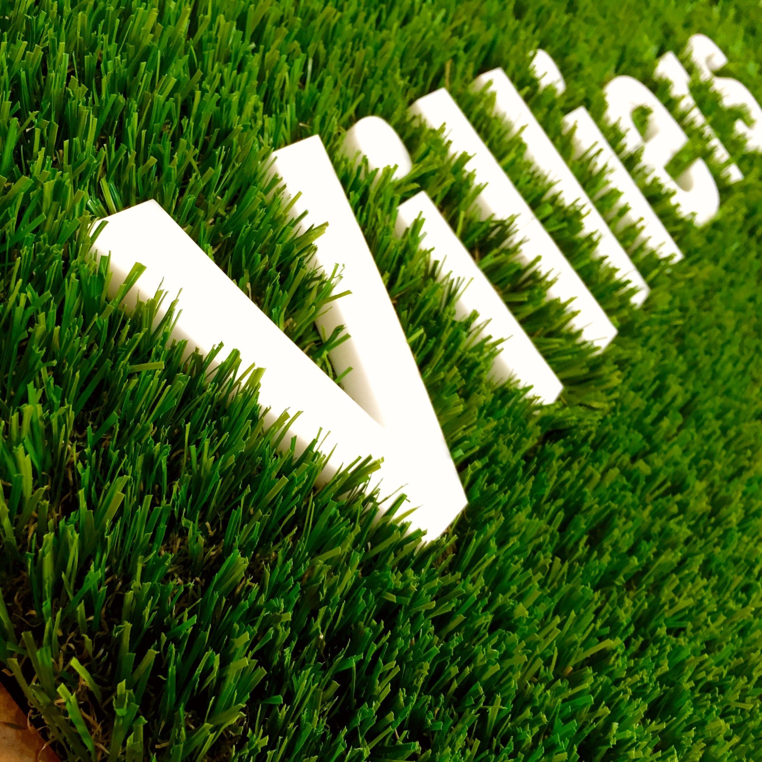 Villiers Street Canteen fake grass and acrylic lettering - Signarama Sydney CBD South