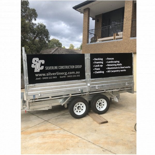 Trailer Signs - Silverline Construction Group