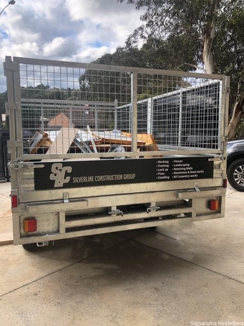 Trailer Signs - Silverline Construction Group