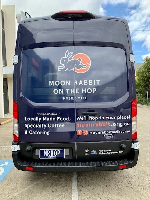 Van Wrap - Moon Rabbit on the hop - Preston