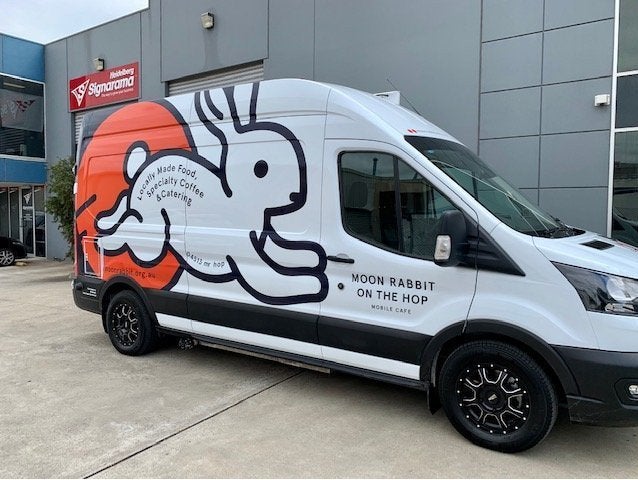 Van Wrap - Moon Rabbit on the hop - Preston