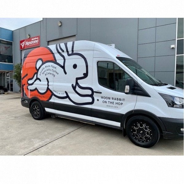 Van Wrap - Moon Rabbit on the hop - Preston