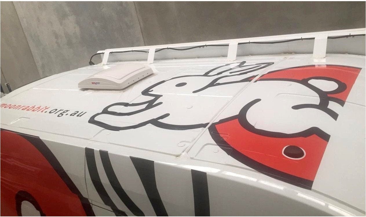 Van Wrap - Moon Rabbit on the hop - Preston