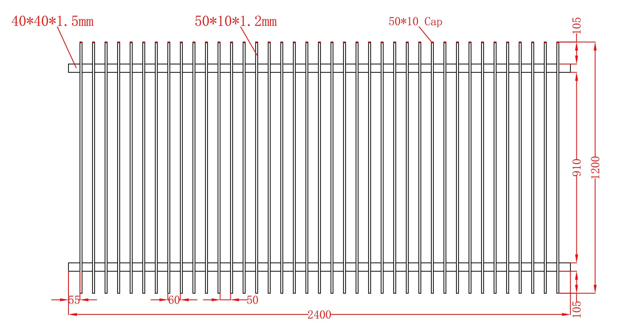 Aluminium Blade Fencing Online Fence Supplies