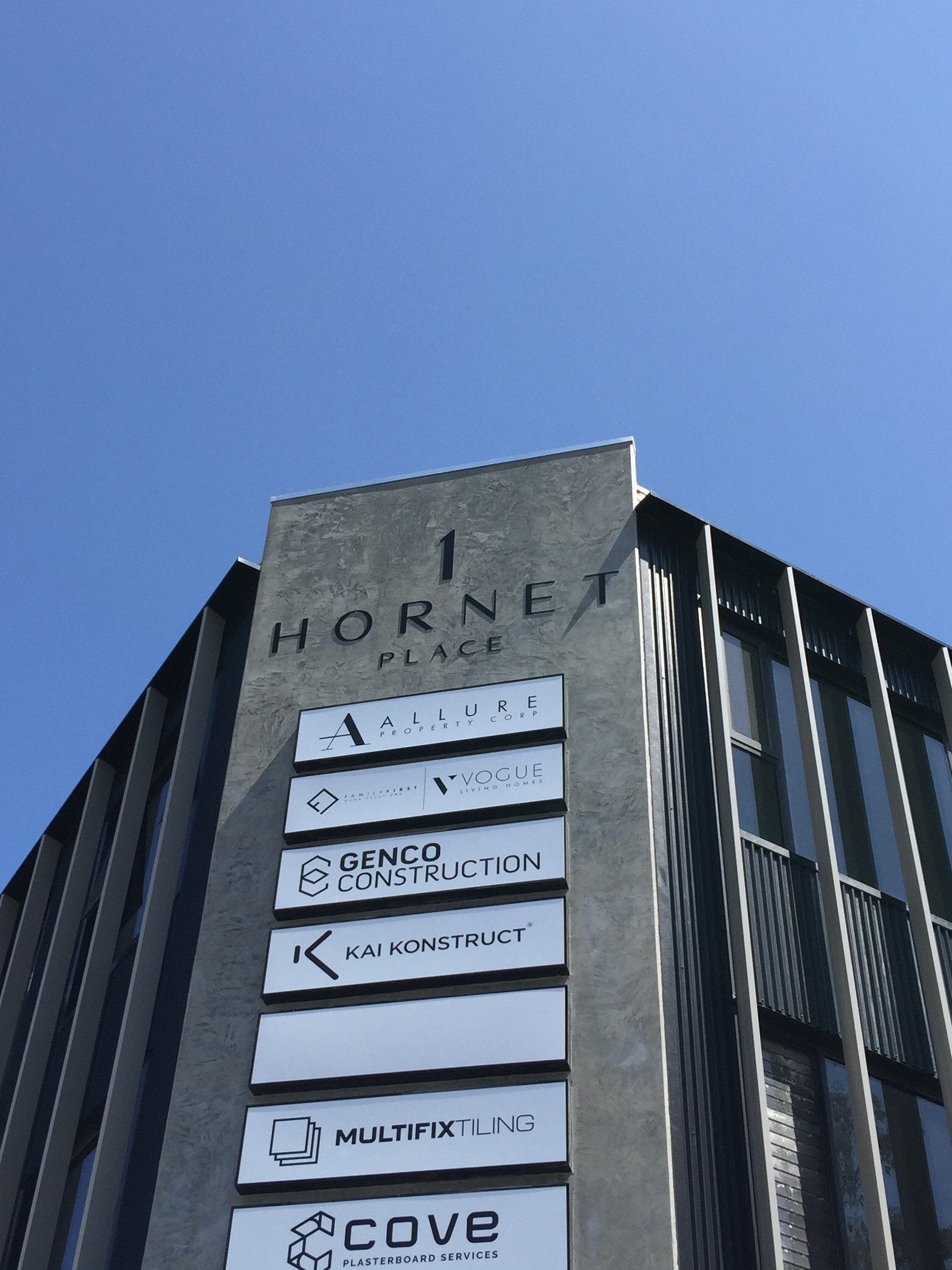 1 Hornet Place 3D letters - Signarama Burleigh Heads Gold Coast