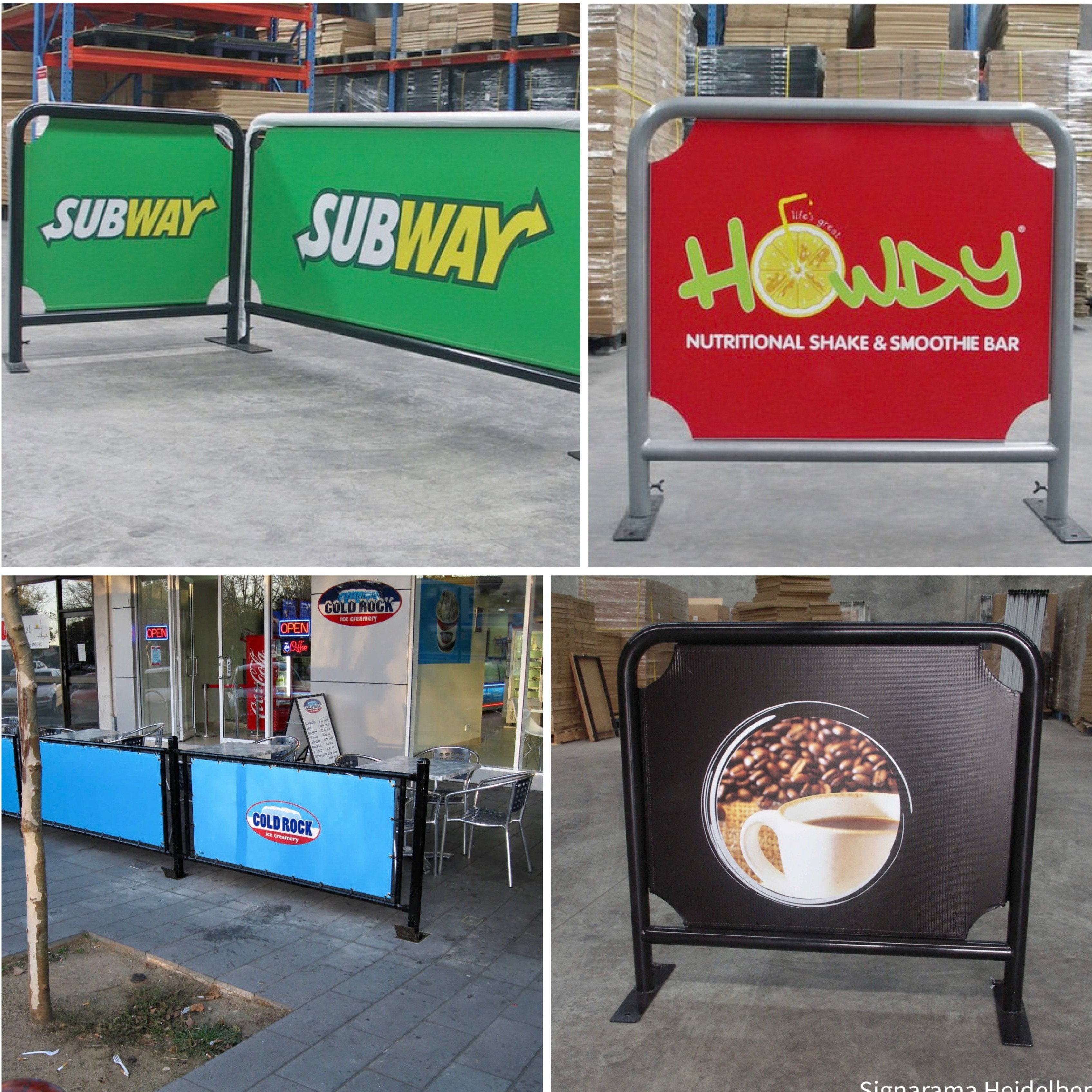 Cafe and Event Barriers