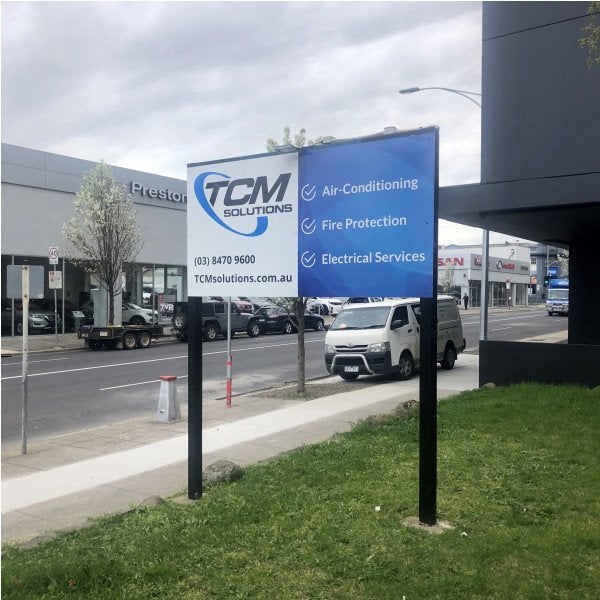 Exterior Signage - TCM Solutions - Preston