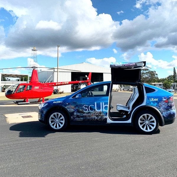 SCUBER Full vehicle digital wrap - Signarama Sydney CBD South